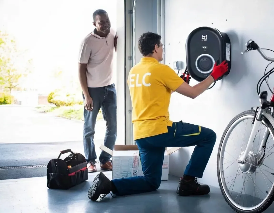 Borne de recharge IRVE à Levallois-Perret